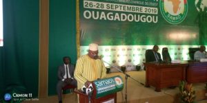 SAMAO- 2019- le- ministre- IDANI -fait –retentir- le- clap- d’ouverture