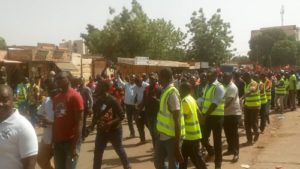 Marche –contre- l’IUTS- une -marée –humaine- dans –les- rues -de -Ouagadougou