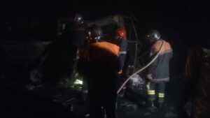 Accident- de- route -3- morts –dans- l-incendie- d-un -car 